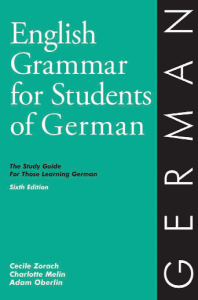 ``Rich Results on Google's SERP when searching for ''English grammar for students of German the study guide for those learning German, 6th ed''